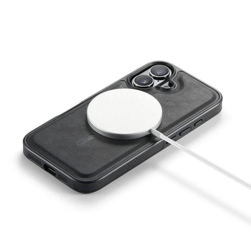 Cover iPhone 17 Magsafe Kompatibel Med Premium Leather Effect