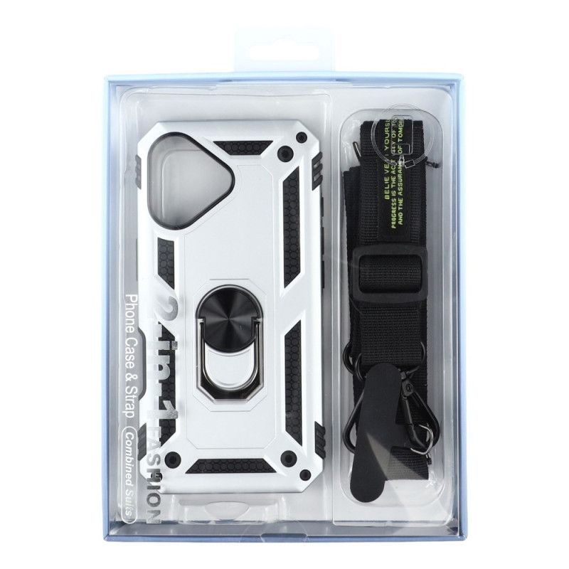 Cover iPhone 17 Militær Beskyttelse Med Skulderrem