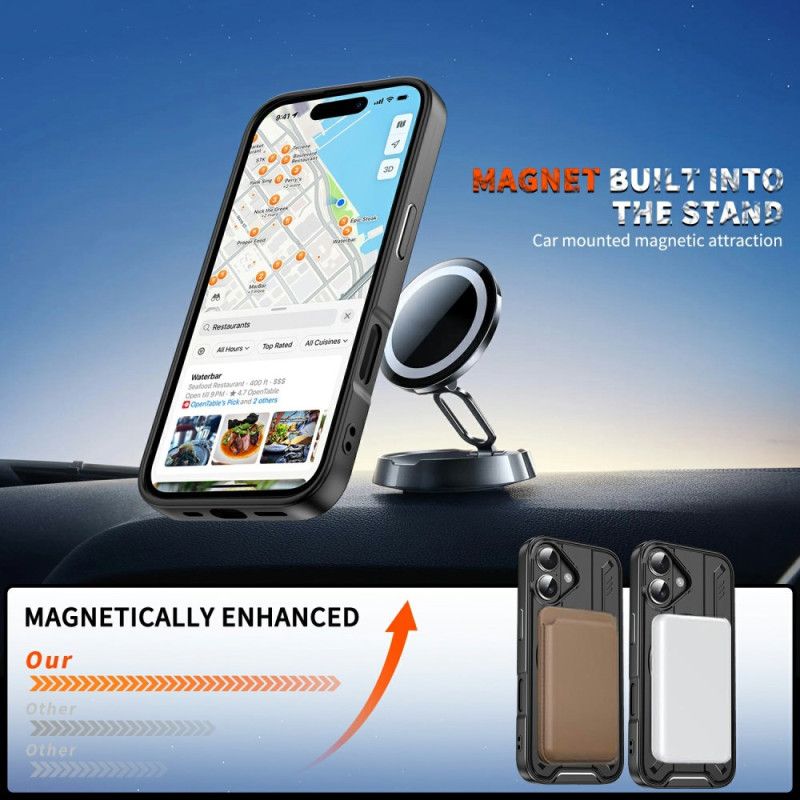 Cover iPhone 17 Roterende Stativ Og Magsafe-kompatibilitet