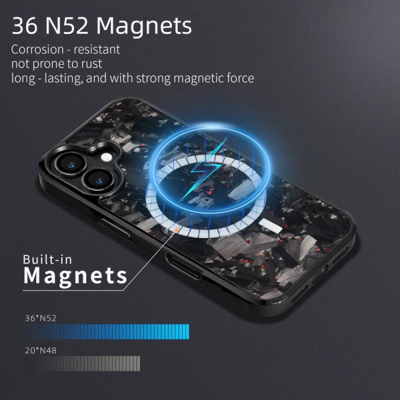 Cover iPhone 17 Smedet Aramidfiber Magsafe