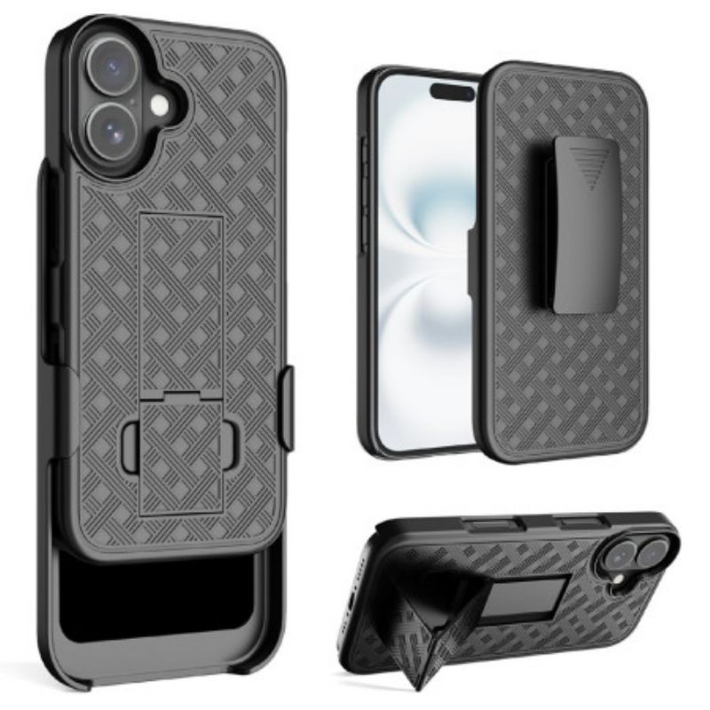 Cover iPhone 17 Telefon Etui Glidefunktion Med Støtteben Og Klips