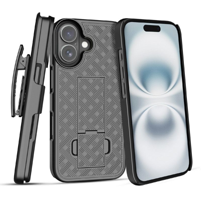 Cover iPhone 17 Telefon Etui Glidefunktion Med Støtteben Og Klips
