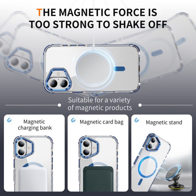 Cover iPhone 17 Telefon Etui Magsafe-kompatibel Støtte Og Linsebeskyttelse