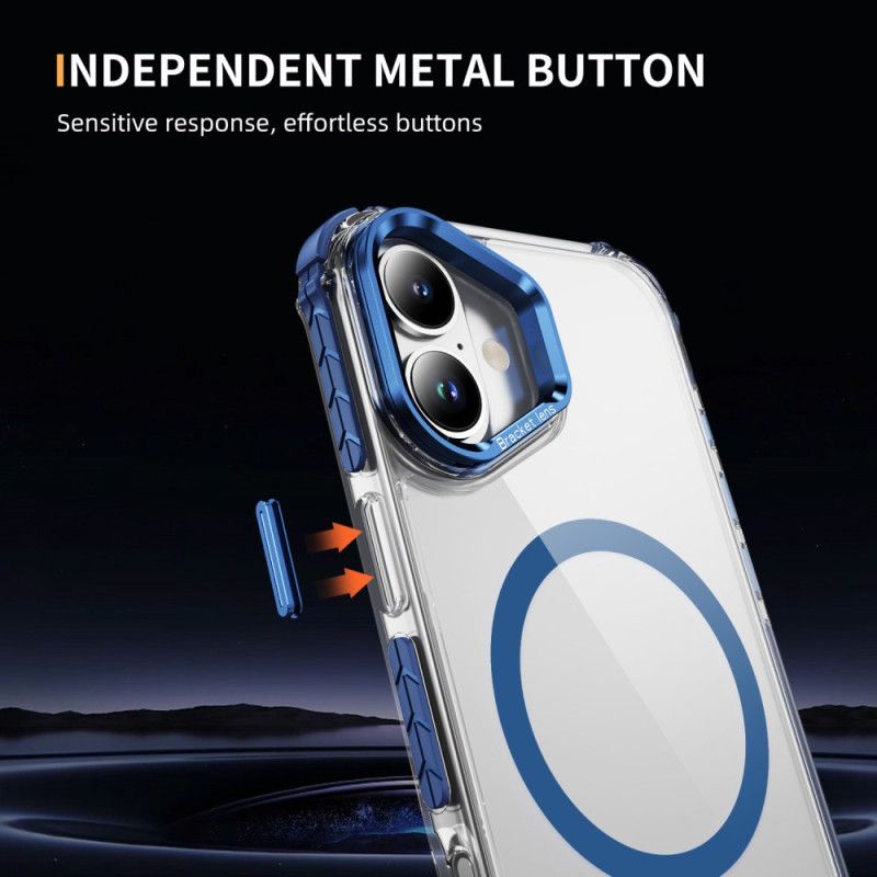 Cover iPhone 17 Telefon Etui Magsafe-kompatibel Støtte Og Linsebeskyttelse