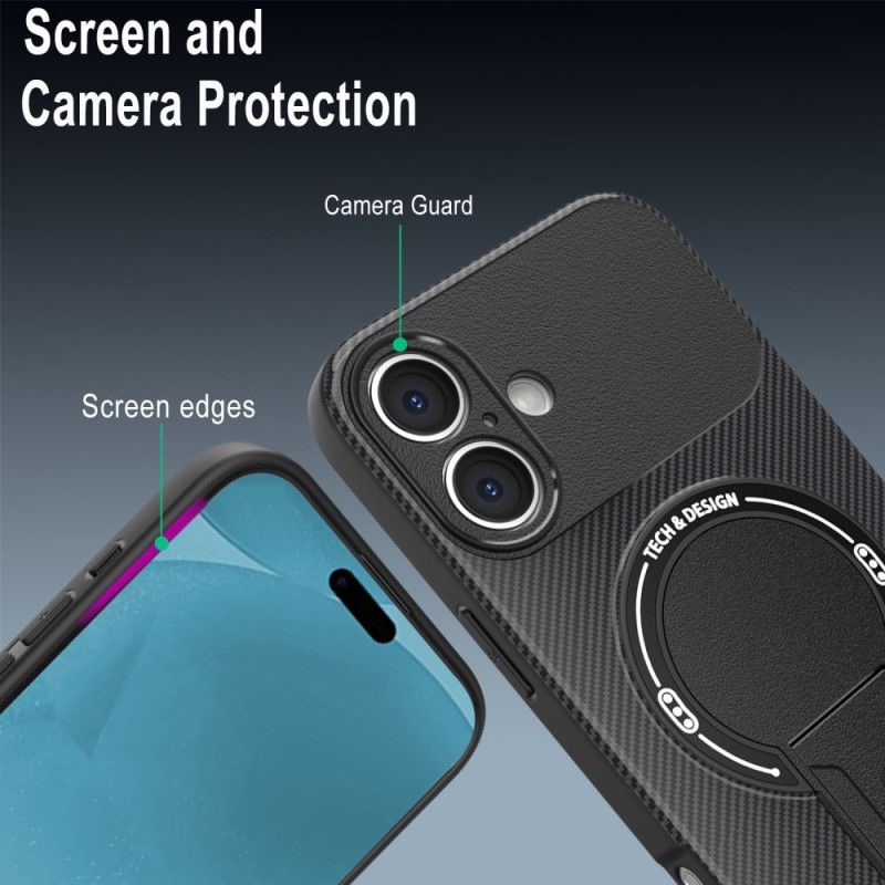 Cover iPhone 17 Ultra Holdbar Med Indbygget Stativ