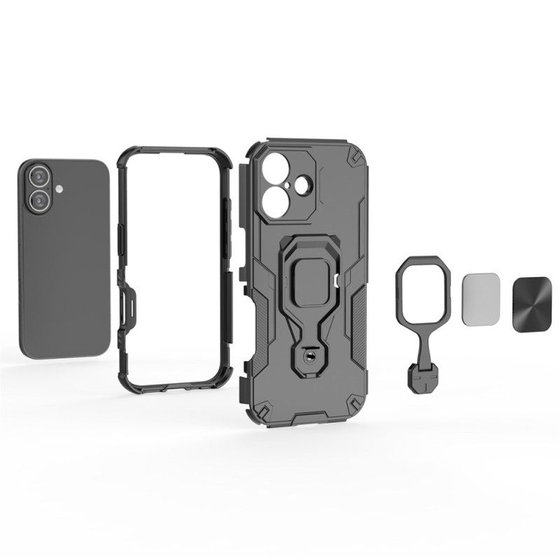 Cover iPhone 17 Ultra Modstandsdygtig Med Roterende Stativ
