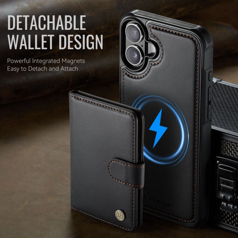 Cover Til iPhone 17 Aftagelig Magsafe Rfid-kortholder