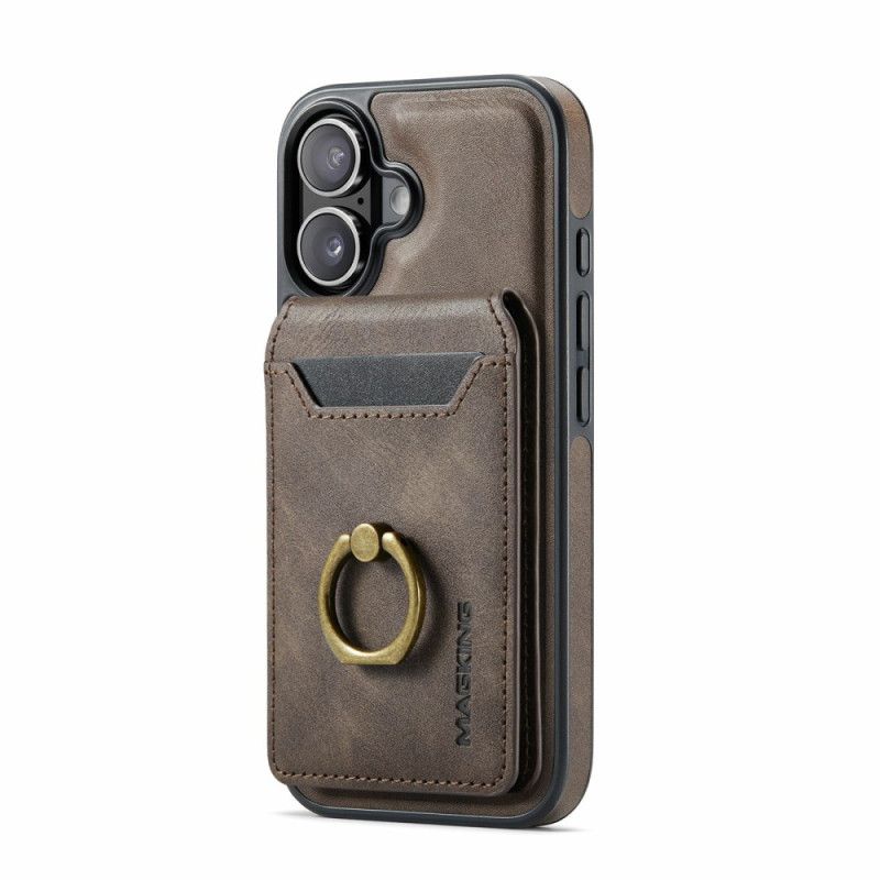 Cover Til iPhone 17 Magsafe Med Rfid-kortholder Og Integreret Stativ