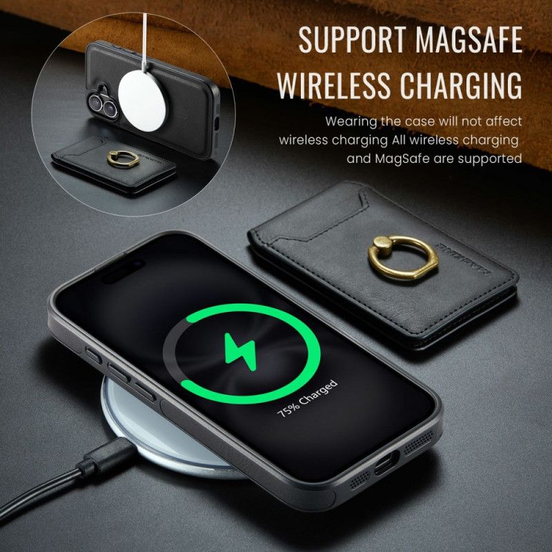Cover Til iPhone 17 Magsafe Med Rfid-kortholder Og Integreret Stativ