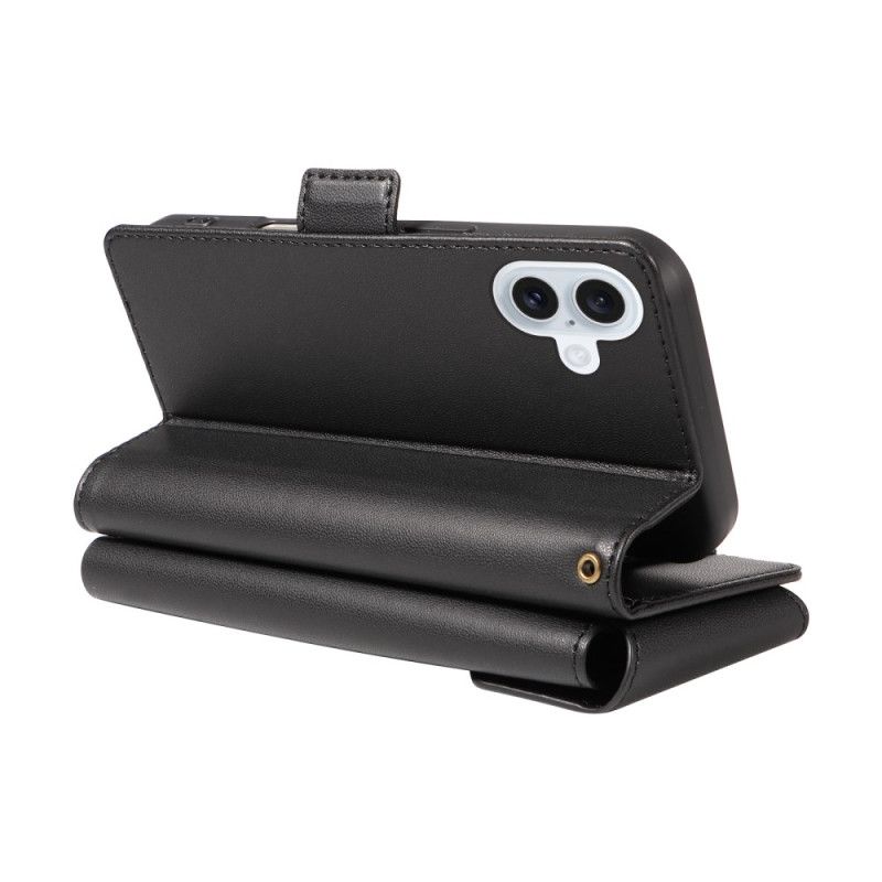 Flip Cover iPhone 17 Flere Kortrum Og Håndledsrem