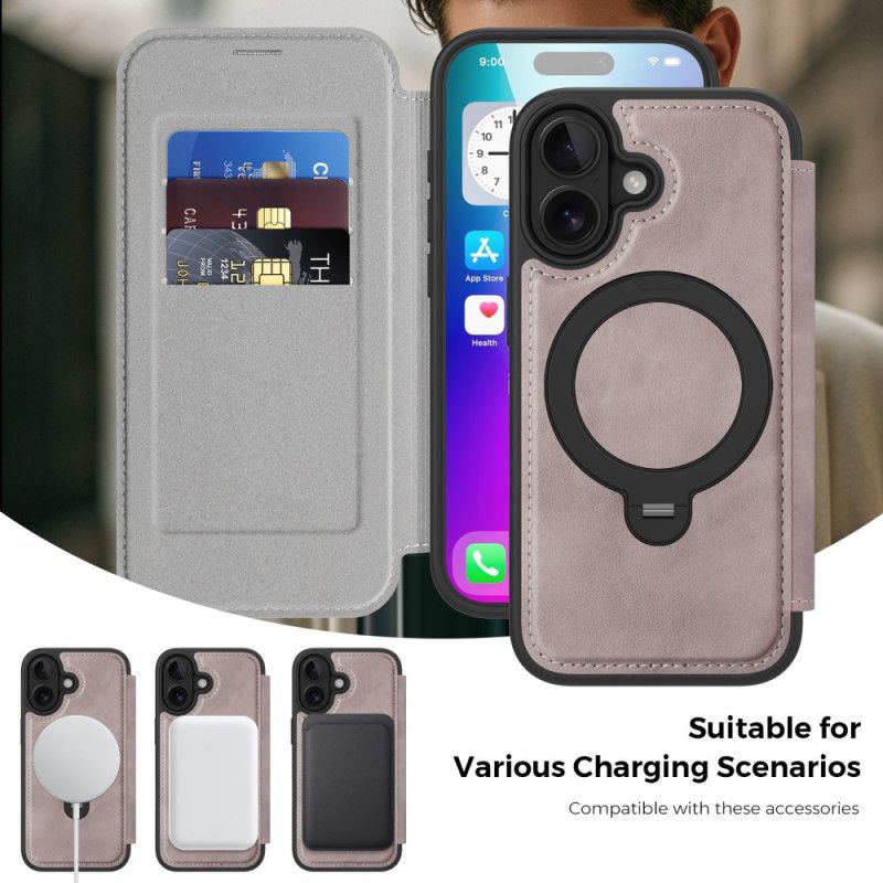 Flip Cover iPhone 17 Magsafe Integreret Rfid-blokering