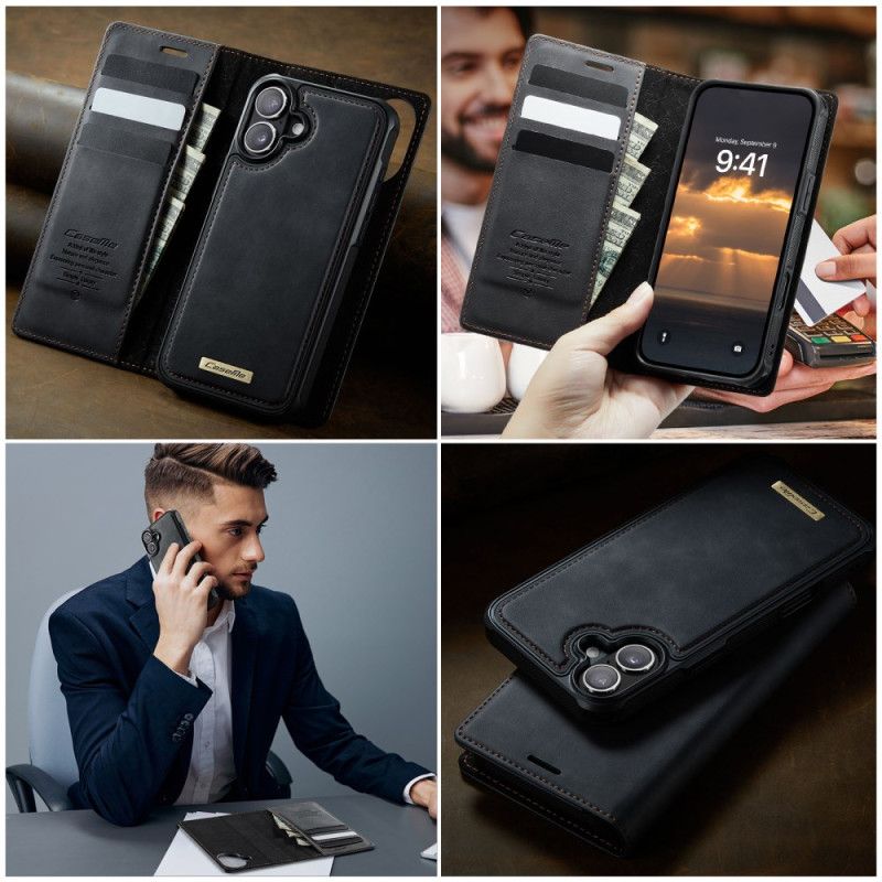 Flip Cover iPhone 17 Magsafe-kompatibel Aftagelig Cover Og Rfid-beskyttelse