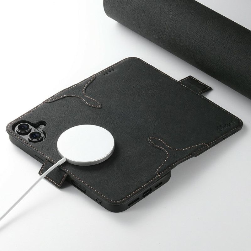 Flip Cover iPhone 17 Magsafe-kompatibel Premium Retro
