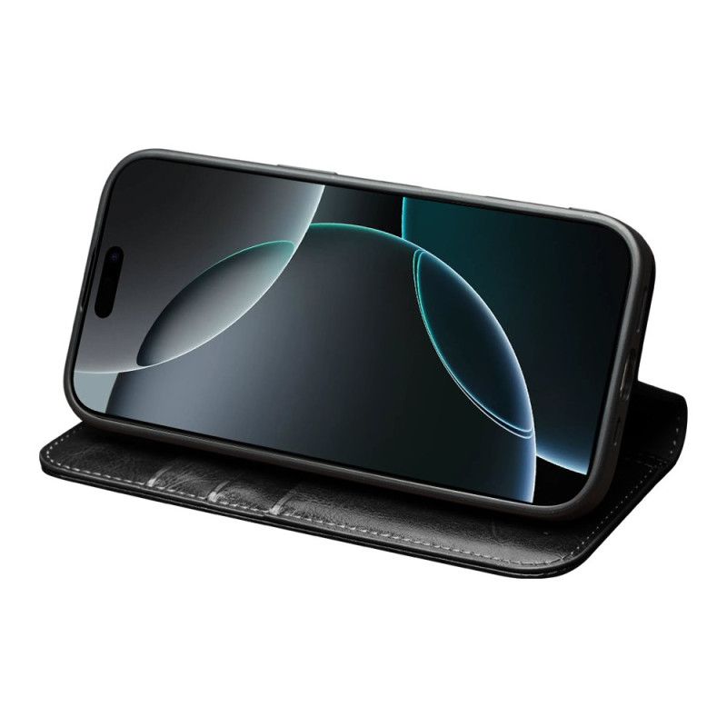 Flip Cover iPhone 17 Qialino Læderpung