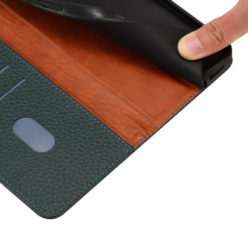 Flip Cover Til iPhone 17 Ægte Læder