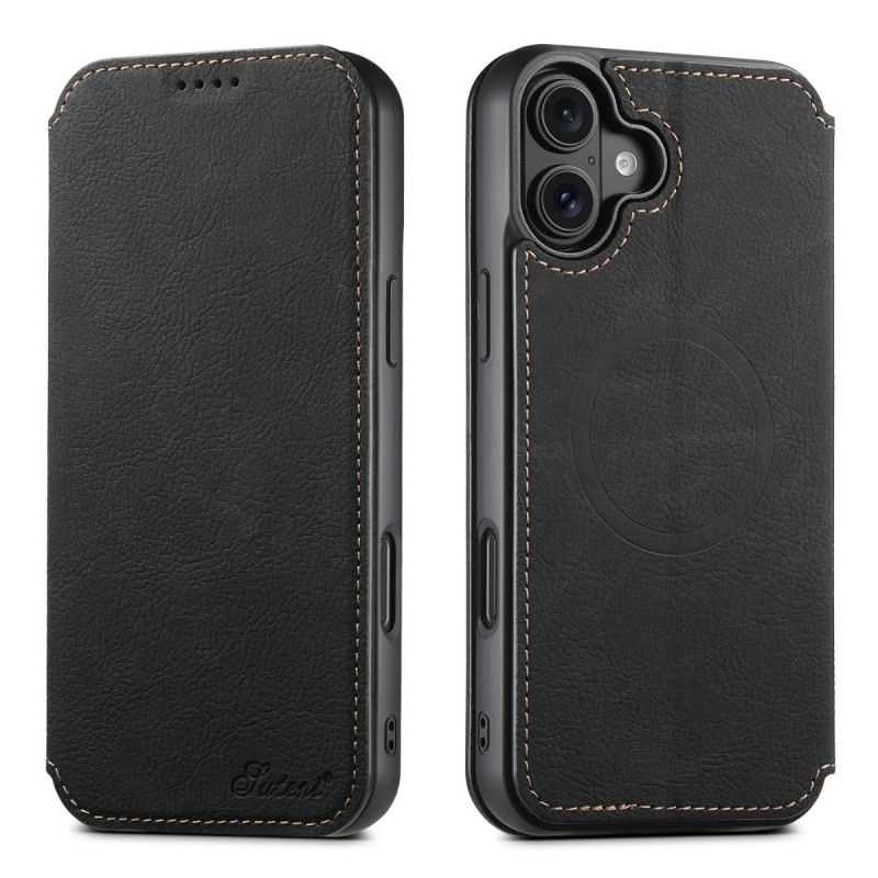 Læder Cover iPhone 17 Telefon Etui Magsafe-kompatibel Læderstil