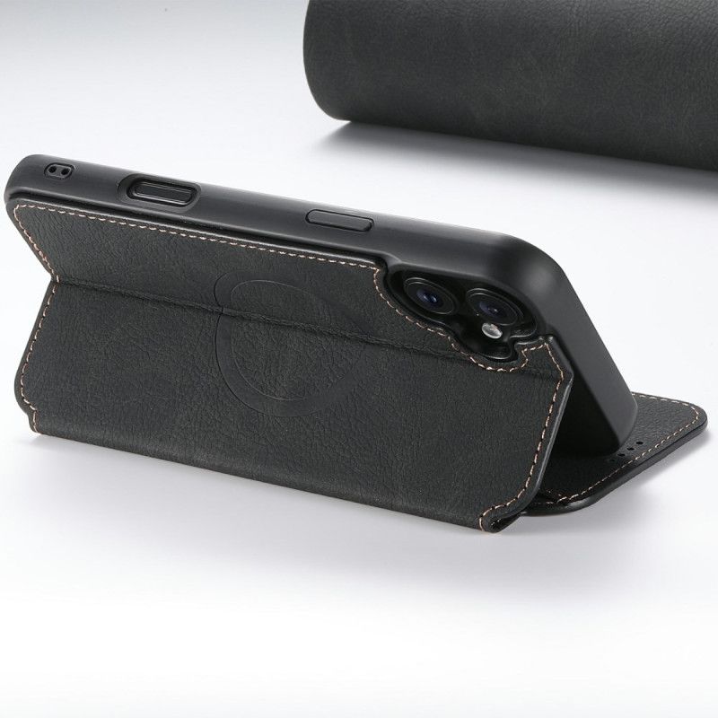 Læder Cover iPhone 17 Telefon Etui Magsafe-kompatibel Læderstil