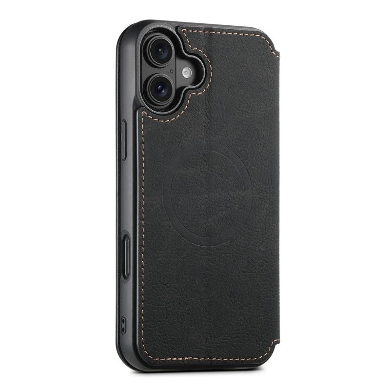 Læder Cover iPhone 17 Telefon Etui Magsafe-kompatibel Læderstil