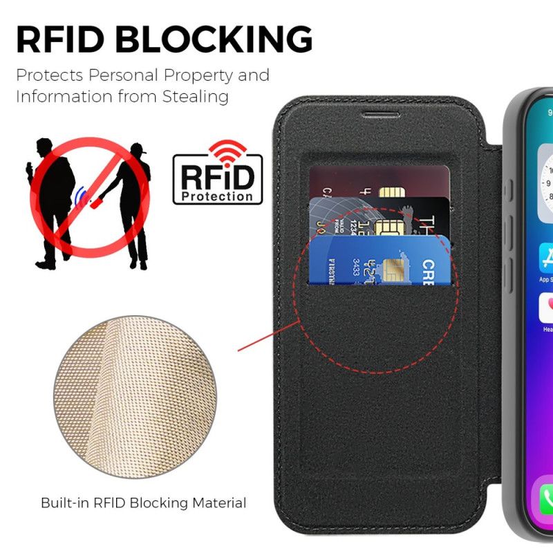 Læder Cover iPhone 17 Telefon Etui Magsafe-kompatibel Quiltet