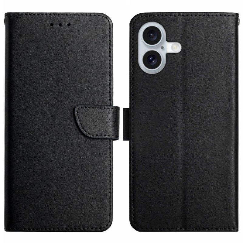 Læder Cover iPhone 17 Telefon Etui Premium Læder