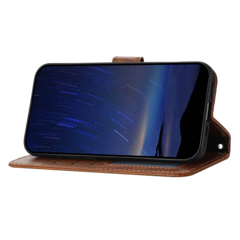 Læder Cover iPhone 17 Telefon Etui Vintage Pung