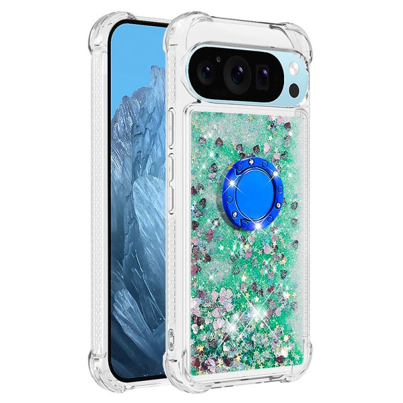 Cover Google Pixel 10 Pro Xl Telefon Etui Glitter Med Ringholder