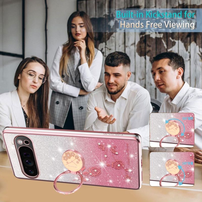 Cover Google Pixel 10 Pro Xl Telefon Etui Kadem Rhinstensringholder