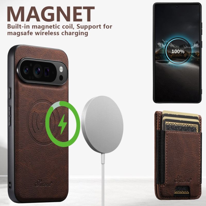 Cover Til Google Pixel 10 Pro Xl Magnetisk Suteni-kortholder
