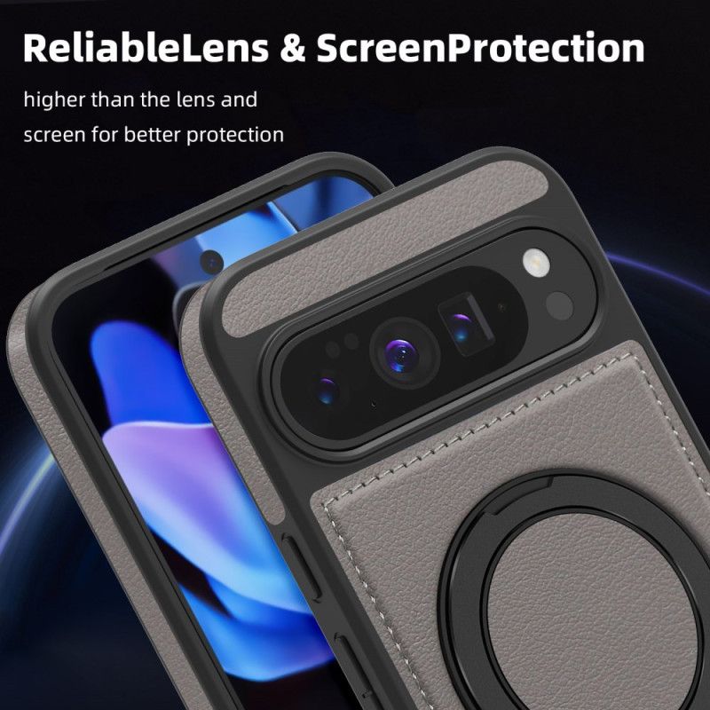 Cover Til Google Pixel 10 Pro Xl Magsafe-kompatibel Ringholder I Ruskindseffekt