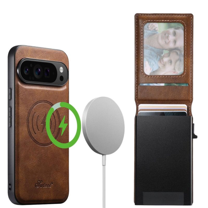 Cover Til Google Pixel 10 Pro Xl Suteni-kortholder Og Integreret Stativ