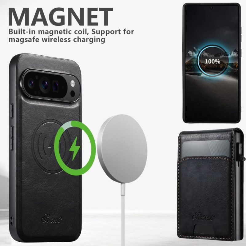 Cover Til Google Pixel 10 Pro Xl Suteni-kortholder Og Integreret Stativ