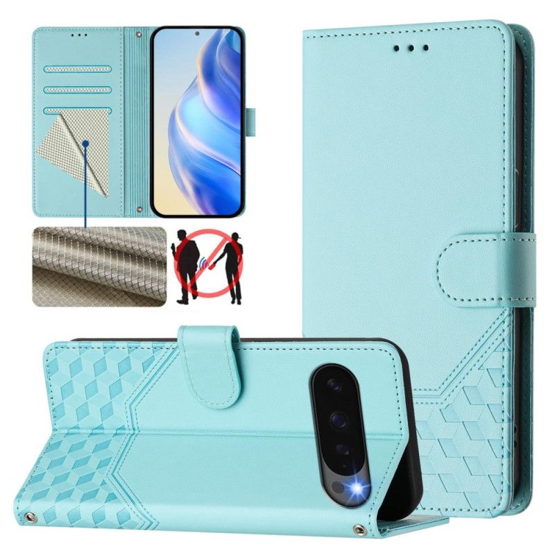 Flip Cover Google Pixel 10 Pro Xl Honeycomb-design Med Rem