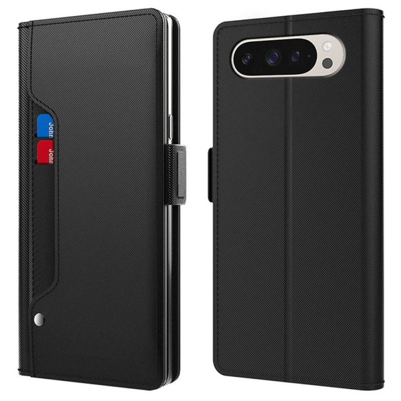 Flip Cover Google Pixel 10 Pro Xl Spejl Og Aftagelig Kortholder