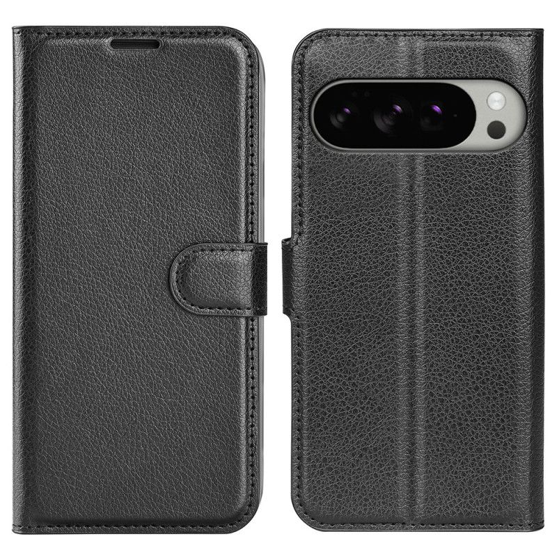 Flip Cover Til Google Pixel 10 Pro Xl Litchi-kunstlæder