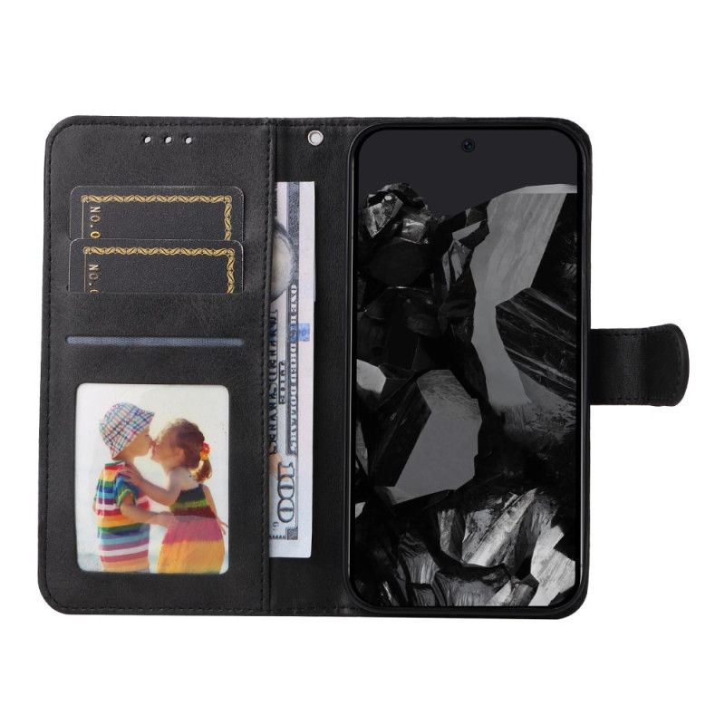 Læder Cover Google Pixel 10 Pro Xl Telefon Etui Ensfarvet Kunstlæder