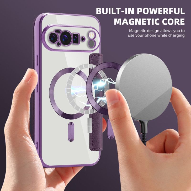 Læder Cover Google Pixel 10 Pro Xl Telefon Etui Magsafe-kompatibel Quiltet