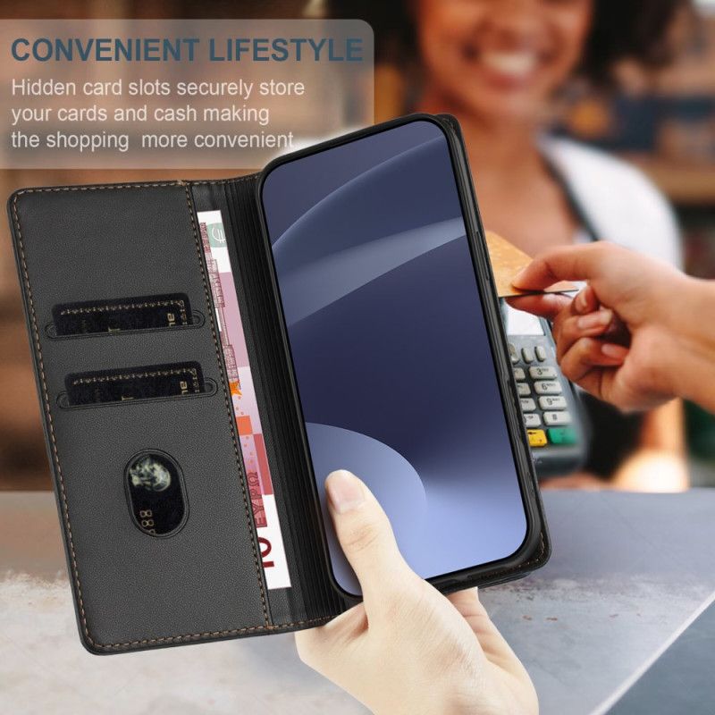 Læder Cover Google Pixel 10 Pro Xl Telefon Etui Punk-stil