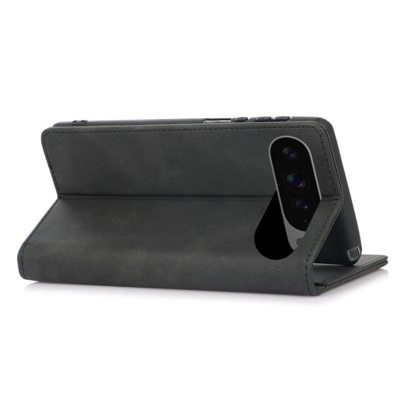 Læder Cover Google Pixel 10 Pro Xl Telefon Etui Ruskindseffekt