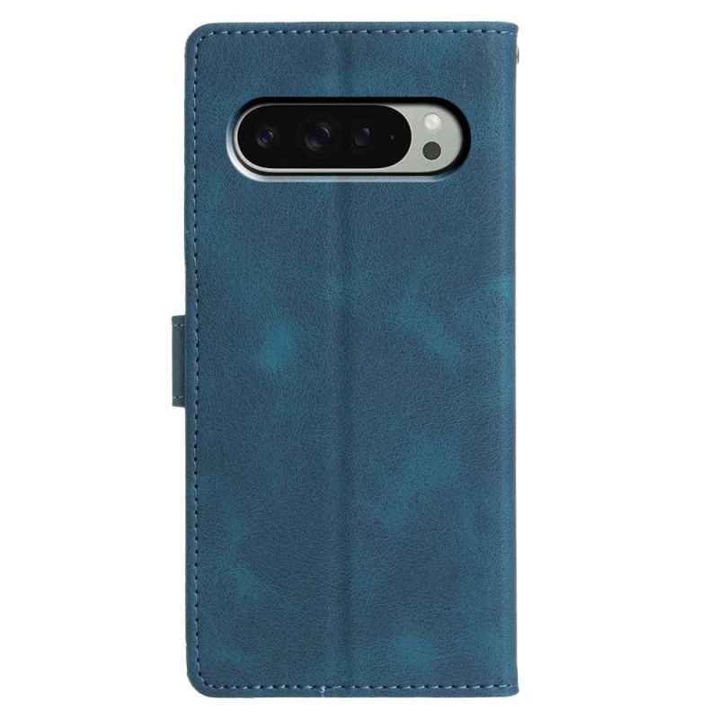 Læder Cover Google Pixel 10 Pro Xl Trekantet Mønster