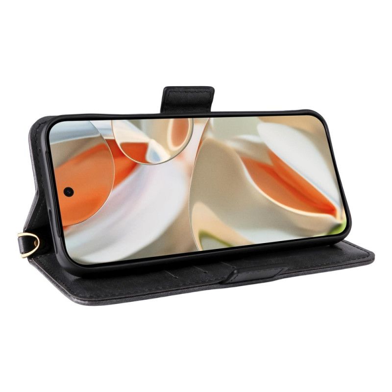 Læder Cover Google Pixel 10 Pro Xl Vintage Med Skulderrem