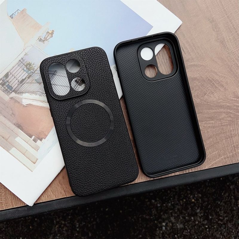 Cover Oneplus 15 Magsafe Lychee Tekstur