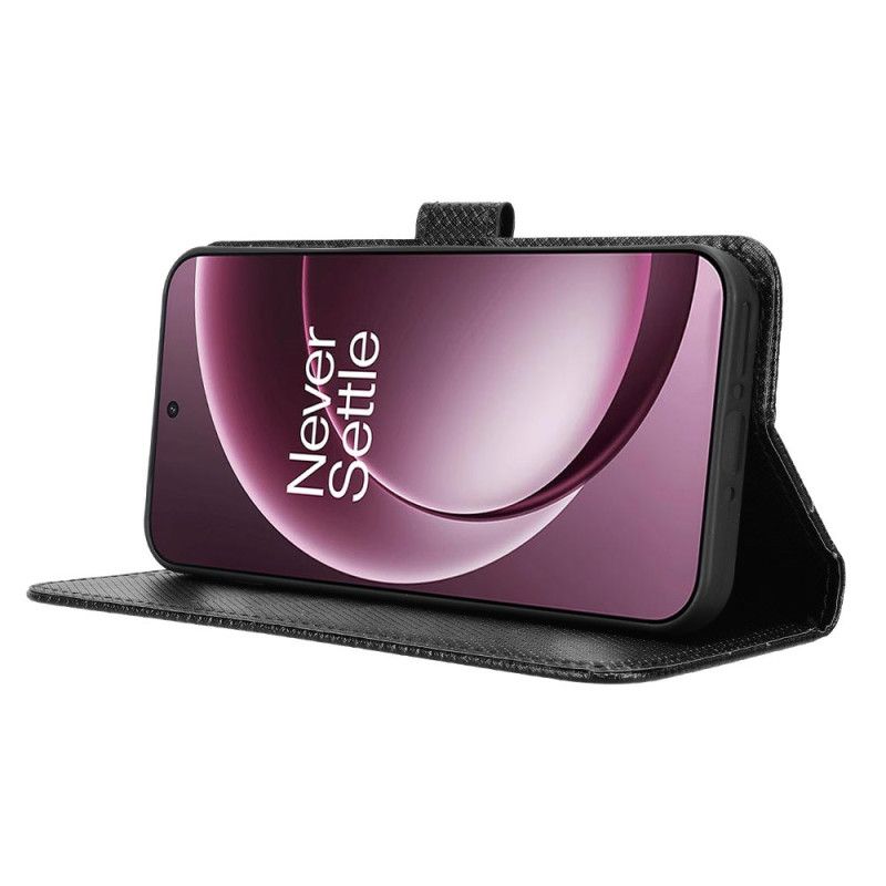 Flip Cover Oneplus 15 Diamanttekstur