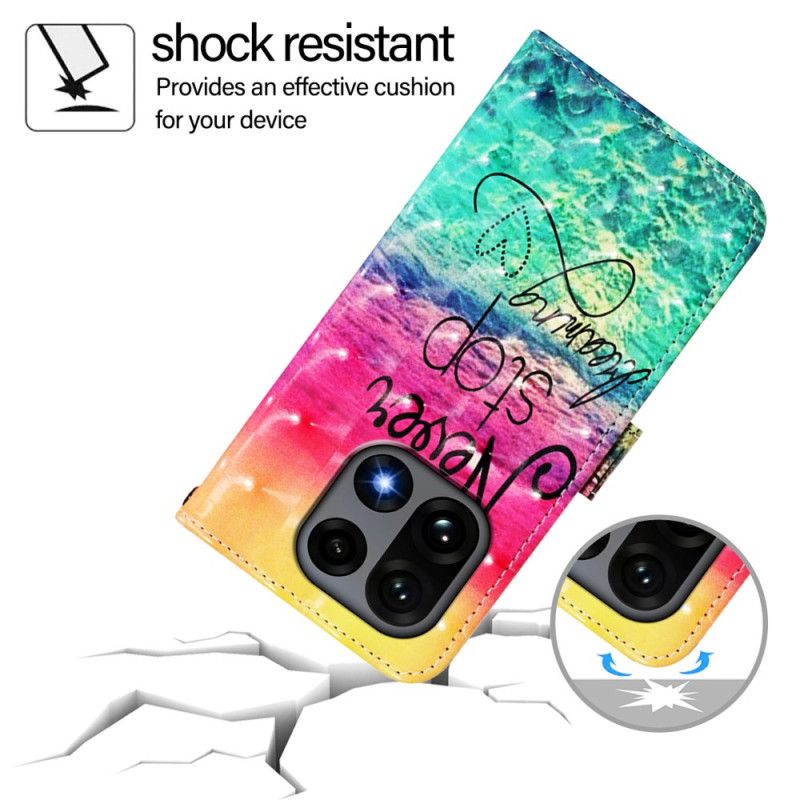 Flip Cover Oneplus 15 Hold Aldrig Op Med At Drømme