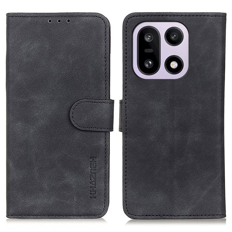 Flip Cover Oneplus 15 Khazneh Retro Tekstur