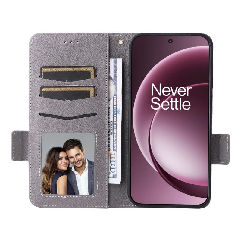 Flip Cover Oneplus 15 Kunstlæder Med Rem