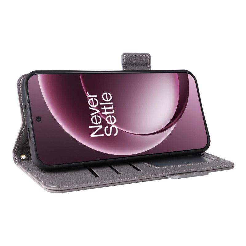 Flip Cover Oneplus 15 Kunstlæder Med Rem