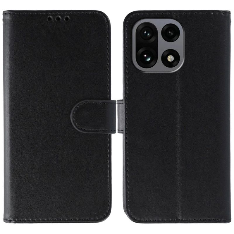 Flip Cover Til Oneplus 15 Ensfarvet Kunstlæder