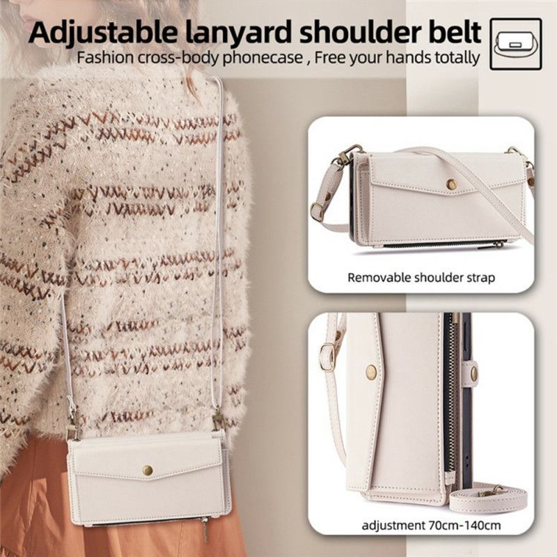 Flip Cover Til Oneplus 15 Pung Med Skulderrem Og Snor