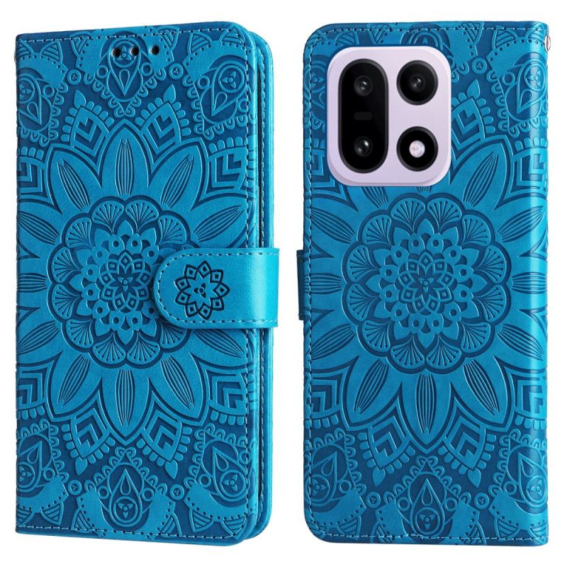 Flip Cover Til Oneplus 15 Solsikkemønster