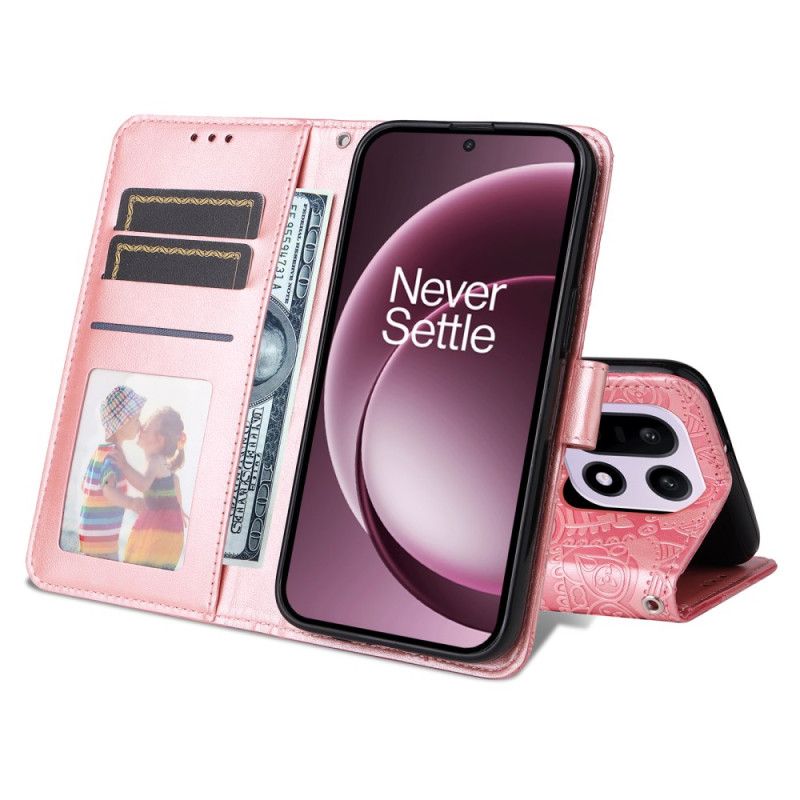 Flip Cover Til Oneplus 15 Solsikkemønster